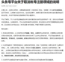 头条号领域如何划分的,揭秘内容生态的细分格局