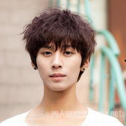 男明星烫发发型